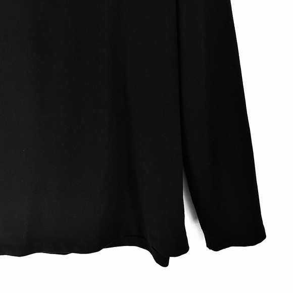 All Saints Oversize Long Sleeved Rita Top In Black Size XS EUC - Picture 14 of 16
